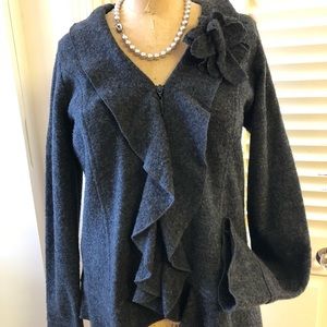 Charcoal grey sweater/jacket